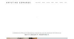 Desktop Screenshot of krystineedwards.com