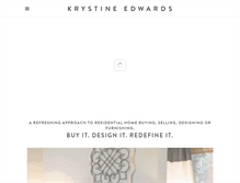 Tablet Screenshot of krystineedwards.com